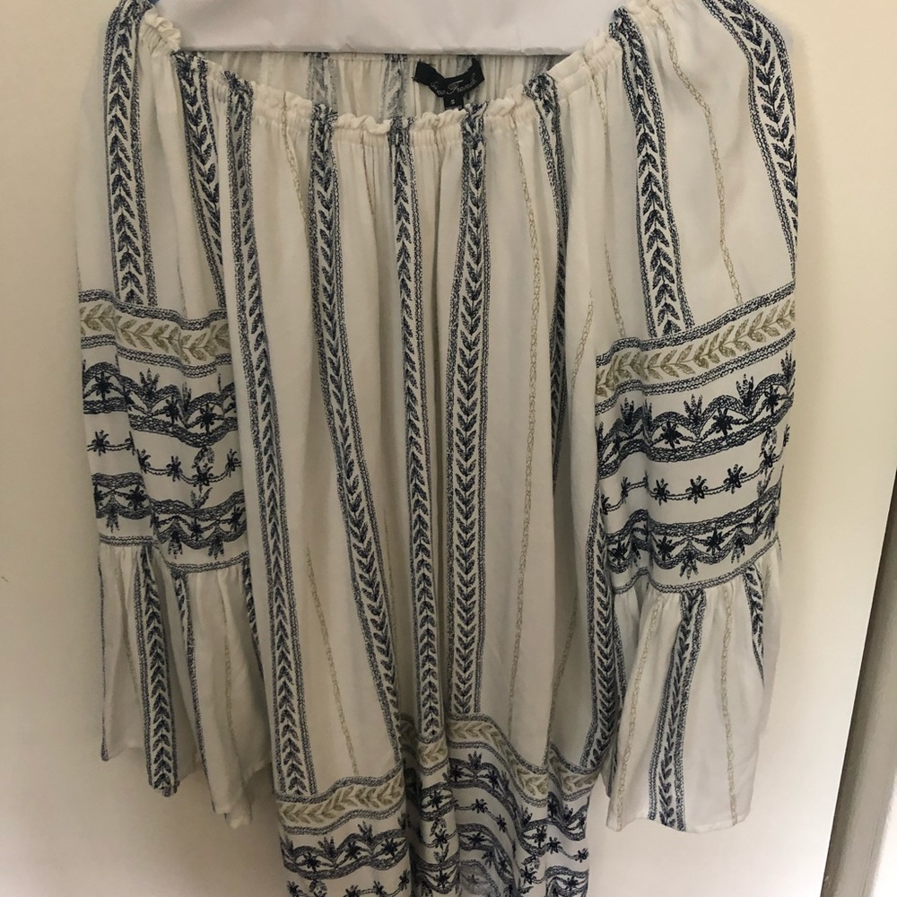 Off the shoulder boho tunic